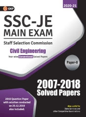 Ssc 2021 Junior Engineer Civil Engineering Paper Ii Conventional Solved Papers (2007-2018)