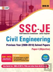 Ssc Je Civil Engineering For Junior Engineers Previous Year'S Solved Papers (2008-18), 2018-19 For Paper I