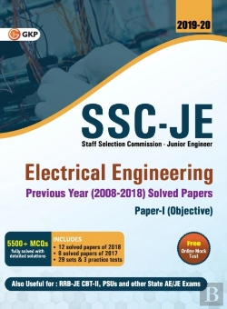 Bertrand.pt - Ssc Je Electrical Engineering For Junior Engineers Previous Year Solved Papers (2008-18), 2018-19 For Paper I