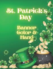 St. Patrick'S Day Banner Color & Hang