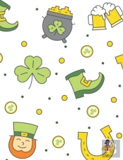 St. Patrick'S Day Coloring Book For Children (8x10 Hardcover Coloring Book / Activity Book)