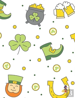 Bertrand.pt - St. Patrick'S Day Coloring Book For Children (8x10 Hardcover Coloring Book / Activity Book)
