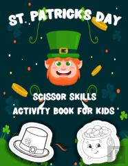 St. Patrick'S Day Scissor Skills Activity Book For Kids