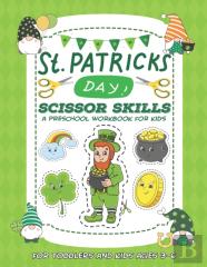 St. Patrick'S Day Scissor Skills Preschool Workbook For Kids