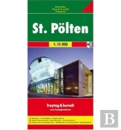 St. Polten City + District Map 1:15 000