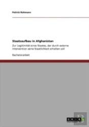 Staatsaufbau In Afghanistan