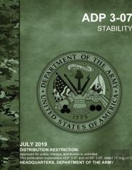 Stability (Adp 3-07)