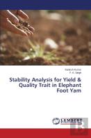 Stability Analysis For Yield & Quality Trait In Elephant Foot Yam