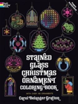 Bertrand.pt - Stained Glass Christmas Ornament Coloring Book