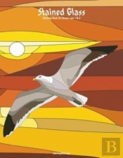 Stained Glass Coloring Book For Grown-Ups 1 & 2