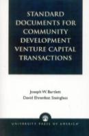 Standard Documents For Community Development Venture Capital Transactions