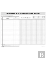 Standard Work Combination Sheet