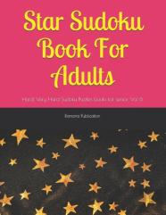 Star Sudoku Book For Adults