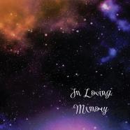 Stars, In Loving Memory Funeral Guest Book, Wake, Loss, Memorial Service, Love, Condolence Book, Funeral Home, Church, Thoughts And In Memory Guest Book (Hardback)