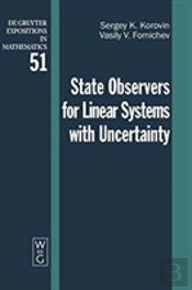 State Observers For Linear Systems With Uncertainty