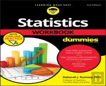 Statistics Workbook For Dummies With Online Practice