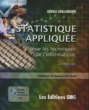 Statistique Appliquee Pour Les Techniques De L'Informatique ; Traitement De Donnees Avec Excel