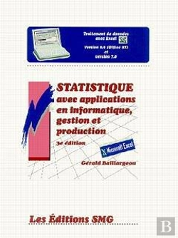 Bertrand.pt - Statistique Avec Applications En Informatique, Gestion Et Production (Traitement De Donnees Avec Exc