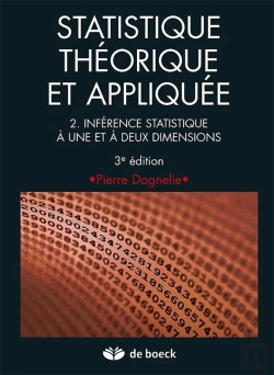 Bertrand.pt - Statistique Theorique Et Appliquee Volume2 Inference Statistique A 1 Et A 2 Dimensions