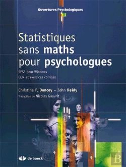 Bertrand.pt - Statistiques Sans Maths Pour Psychologues