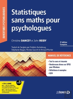 Bertrand.pt - Statistiques Sans Maths Pour Psychologues : Qcm Et Exercices Corrigés