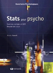 Stats Pour Psycho : Exercices, Corrigés Et Qcm - Résumé Des Cours