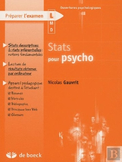 Bertrand.pt - Stats Pour Psycho ; Exercices Et Corrigés