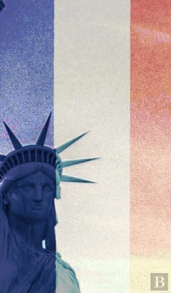 Bertrand.pt - Statue Of Liberty New York City  French Flag  Creative Blank Journal Sir Michael Huhn Designer Edition