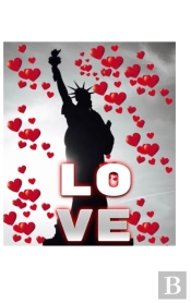 Statue Of Liberty  Valentine'S  Heart  C