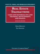 Statute, Form, And Problem Supplement To Real Estate Transactions