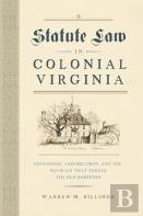 Statute Law In Colonial Virginia