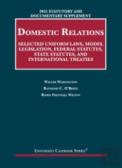 Statutory And Documentary Supplement On Domestic Relations