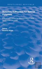 Statutory Authorities For Special Purposes