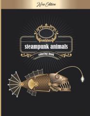 Steampunk Animals Coloring Book