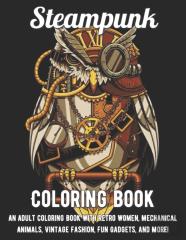 Steampunk Coloring Book