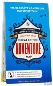 St&G'S Joyously Busy Great British Adventure Map