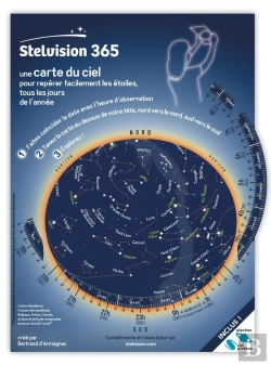 Bertrand.pt - Stelvision 365 - Une Carte Du Ciel Pour Reperer Facilement Les Etoiles, Tous Les Jours De L'Annee