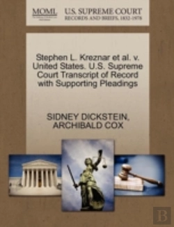 Bertrand.pt - Stephen L. Kreznar Et Al. V. United States. U.S. Supreme Court Transcript Of Record With Supporting Pleadings