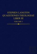 Stephen Langton, Quaestiones Theologiae