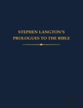 Stephen Langton'S Prologues To The Bible