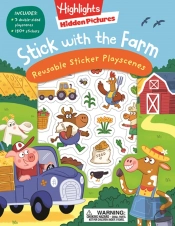 Stick With The Farm Hidden Pictures Reusable Sticker Playscenes