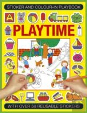 Sticker And Color-In Playbook: Playtime