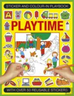 Bertrand.pt - Sticker And Color-In Playbook: Playtime