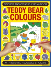 Sticker And Color-In Playbook: Teddy Bear Colors
