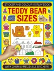 Sticker And Color-In Playbook: Teddy Bear Sizes