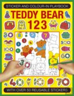 Bertrand.pt - Sticker And Colour-In Playbook: Teddy Bear 123