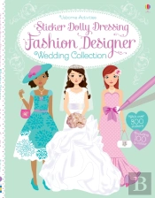 Sticker Dolly Dressing Fashion Designer Wedding Collection