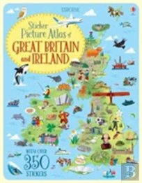 Sticker Picture Atlas Of Britain And Ireland