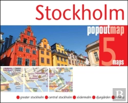 Bertrand.pt - Stockholm Popout Map - Pocket-Size, Pop Up Map Of Stockholm City Centre