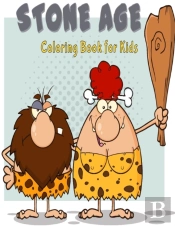 Stone Age Coloring Book For Kids